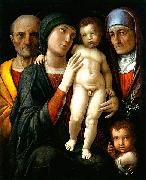Hl. Familie mit Hl. Elisabeth und Johannesknaben